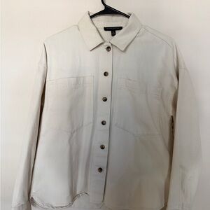 Banana Republic Men's Light Tan Button-Down Shirt